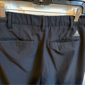 Adidas Pants Mens 30x33 Black Golf Performance Stretch Tapered Lightweight